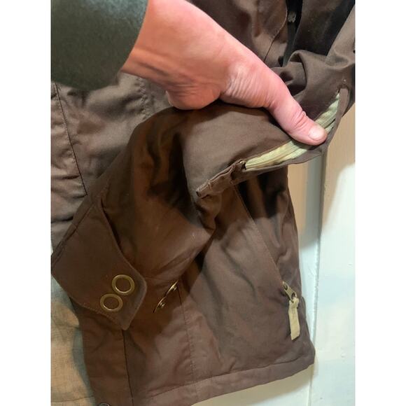 Ride jacket coat Cell series Snowboard brown and tan Men's sz S. SO many extras! - Picture 6 of 13